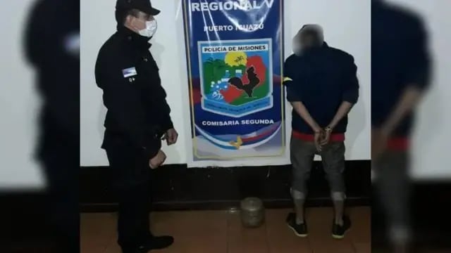 Puerto Iguazú: policía detuvo a un hombre acusado de intentar robar en su vivienda