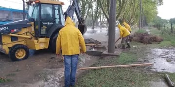 Abundante lluvia en General Alvear