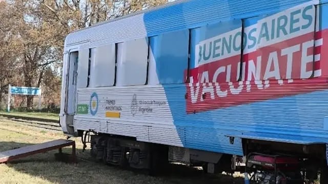 El tren sanitario llegó a Cacharí