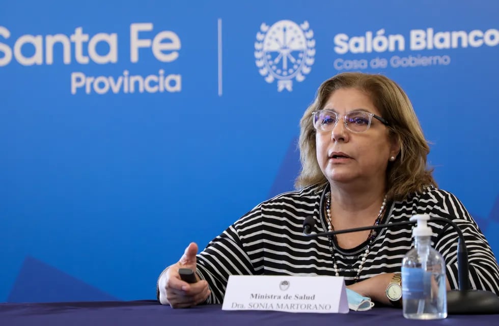 La ministra de Salud, Sonia Martorano, confirmó un "número alto" de infecciones.