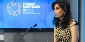 La primera subdirectora gerente del Fondo Monetario Internacional (FMI), Gita Gopinath