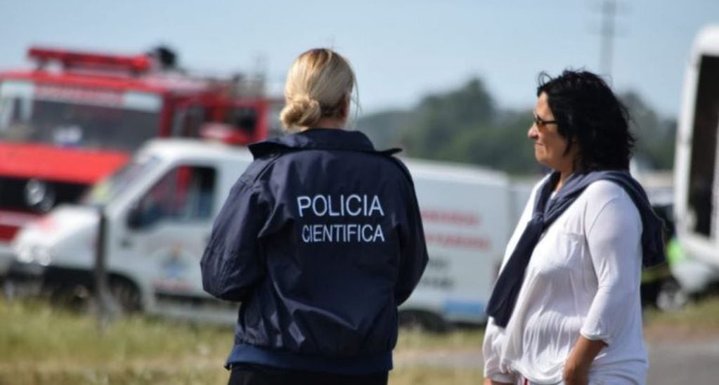 El desgarrador audio de una nena que viajaba en el colectivo que volcó en Lezama (Foto: Infobae)