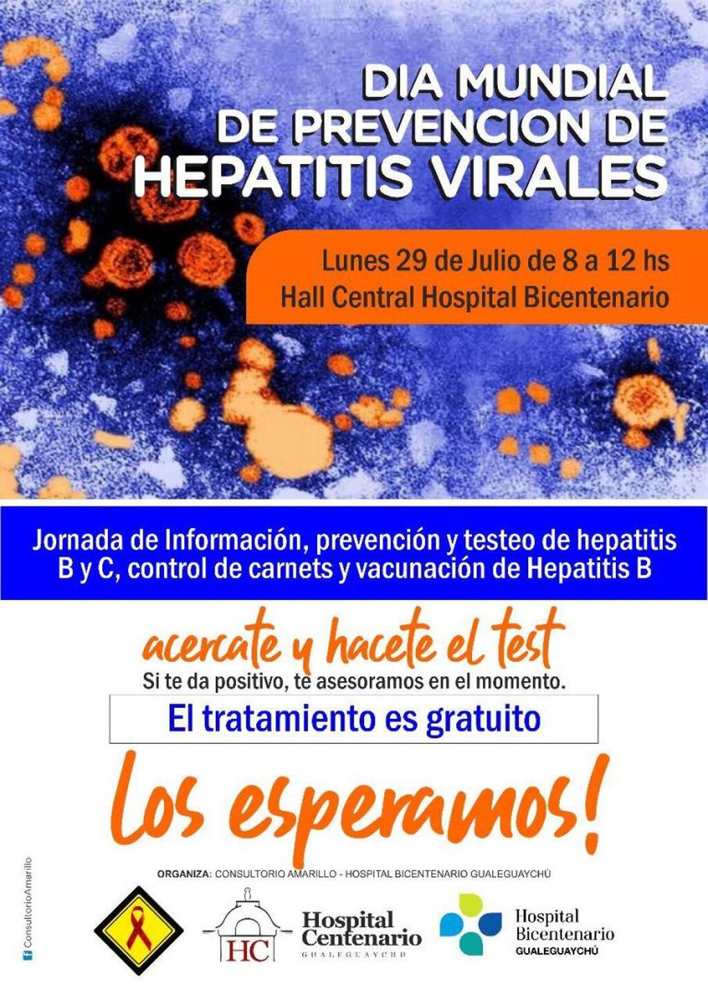 Jornada de testeo "HEPATITIS"
Crédito: H-C