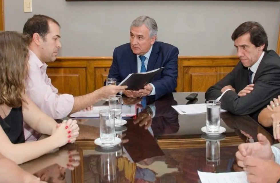 Sindicato APUAP con el gobernador de Jujuy Gerardo Morales