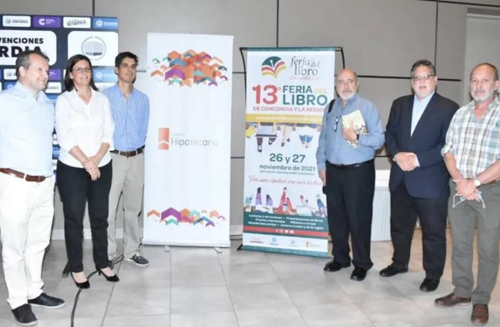 La 13° Feria del Libro se lleva a cabo en Concordia.