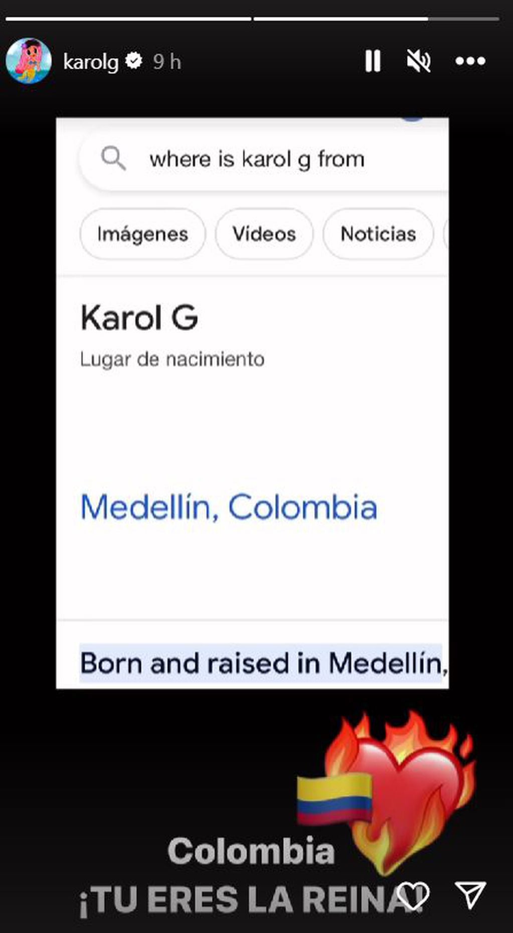 Karol G celebra la independecia colombiana