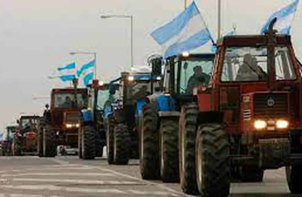 Tractorazo y movilización de agropecuarios Entre Ríos