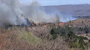 Incendios en Villa Yacanto.