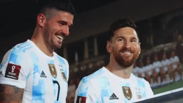 De Paul y Messi