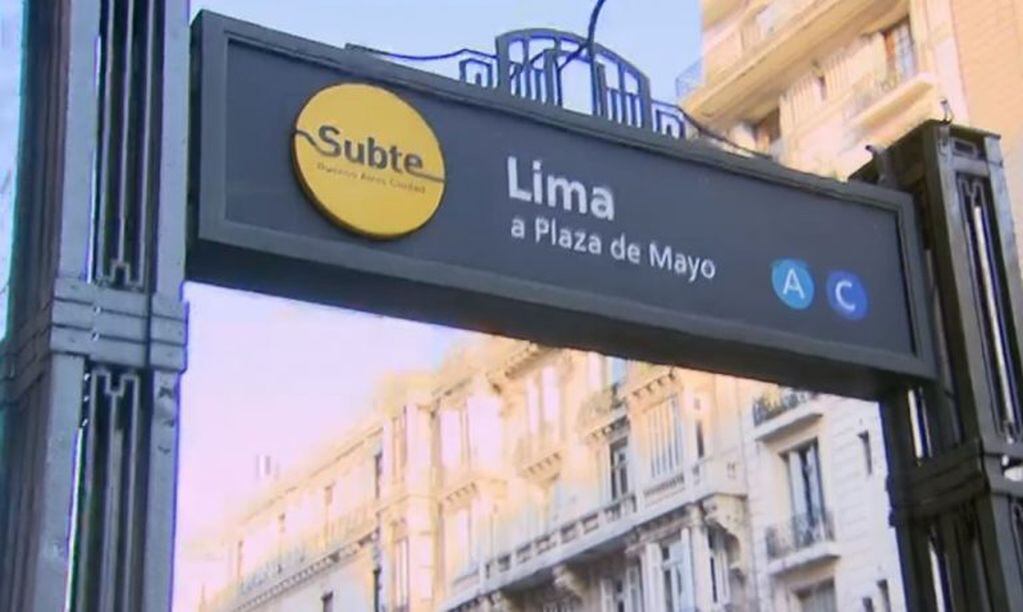La estación Lima, de la línea A
