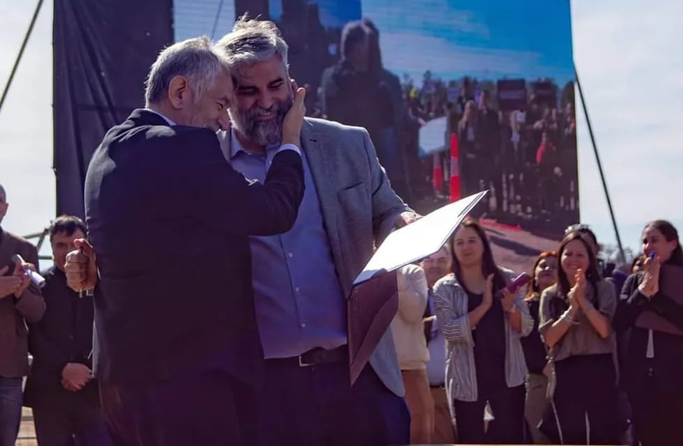 Alberto Rodríguez Saá junto a su hijo: ¿El próximo candidato a gobernador de San Luis en 2023?