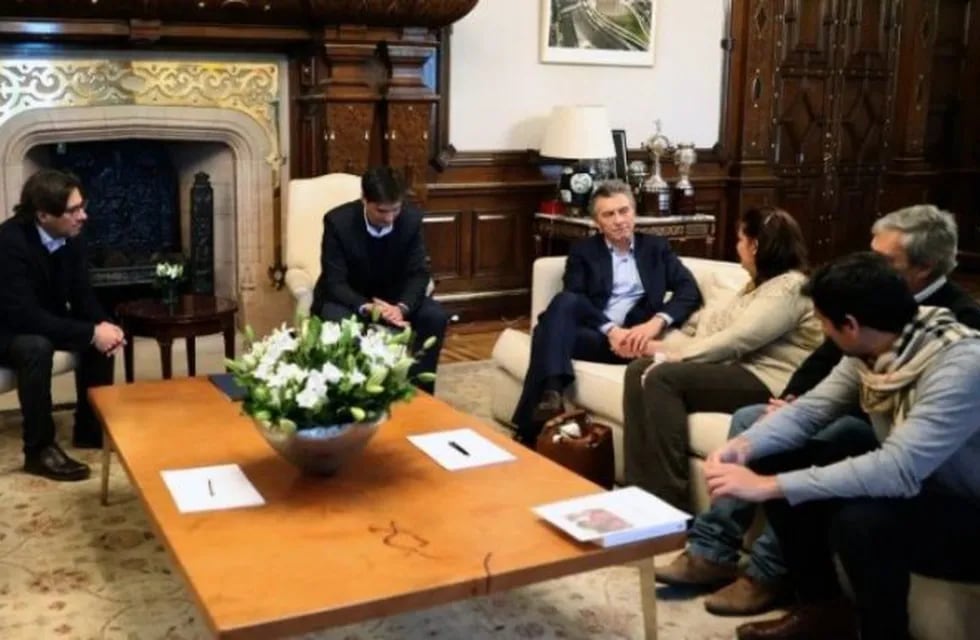 Reunión de Macri con familia Ibáñez