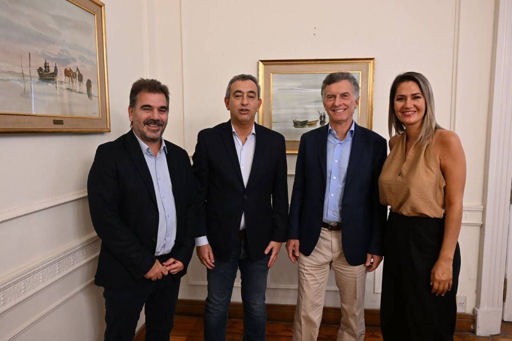 Hace una semana, la legisladora y Macri visitaron al intendente de Rosario, Pablo Javkin.