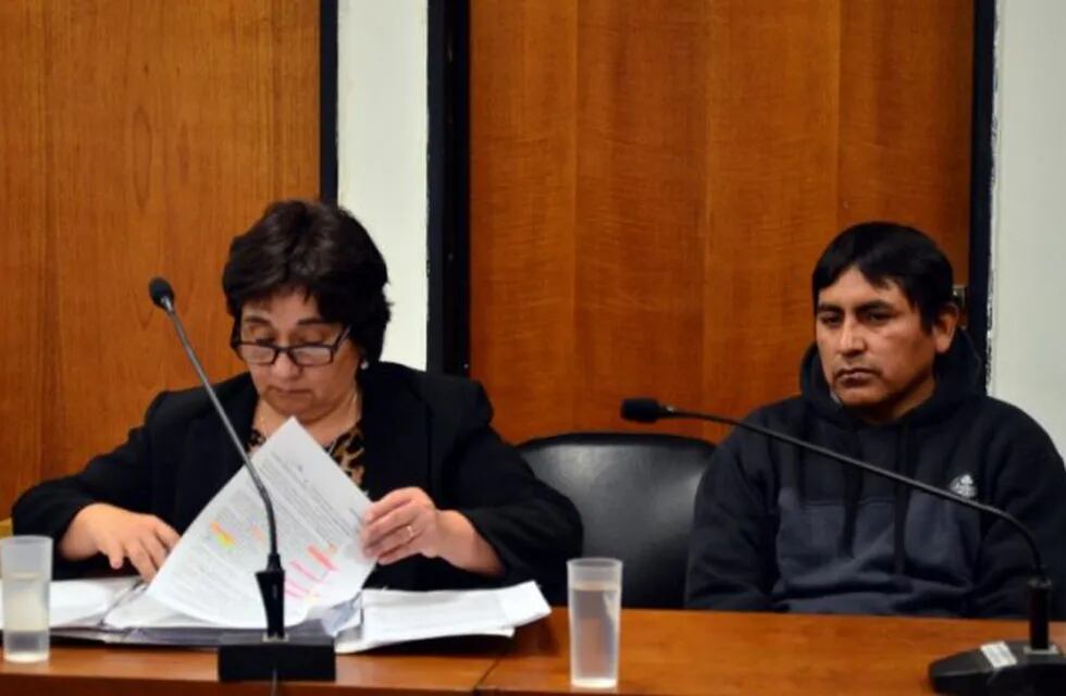 Thola Durán durante la audiencia de formulación de cargos. Foto: Marcelo Ochoa.