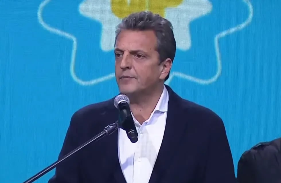 Sergio Massa, candidato a presidente de Unión por la Patria. (Captura)