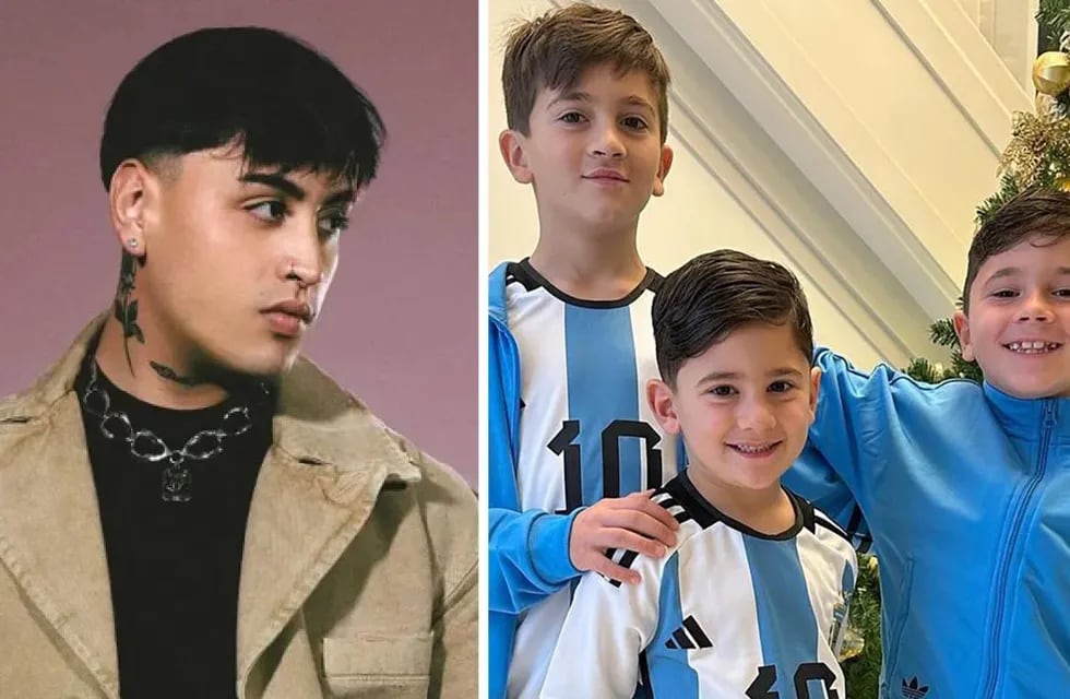 El fanatismo de los hijos de Lionel Messi por Tiago PZK y Trueno