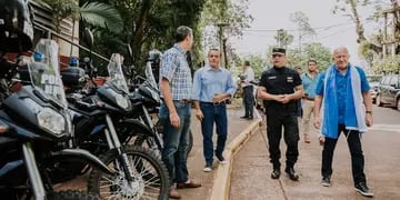 Puerto Iguazú: el gobernador Herrera Ahuad inaugura el nuevo circuito de cámaras de seguridad