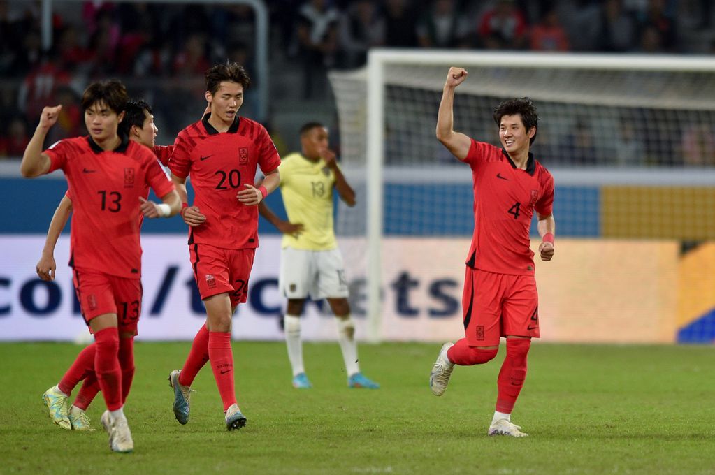 Corea del Sur superó por 3-2 a Ecuador y se clasificó a los cuartos de final del Mundial Sub 20 que se juega en Argentina. 