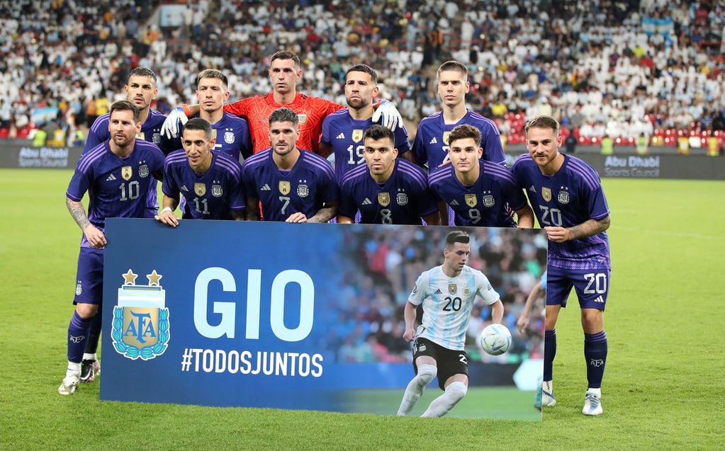 El mensaje de los jugadores de la Selección para Gio Lo Celso, que se perderá el Mundial. 