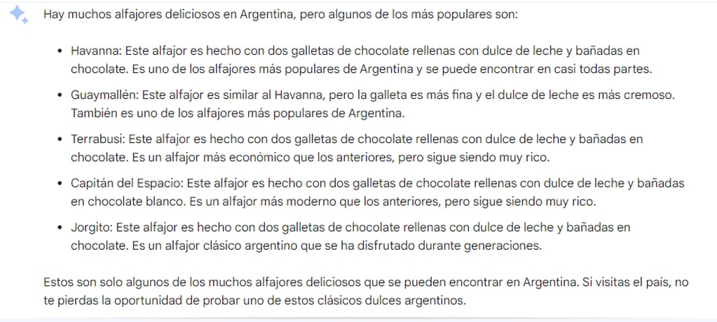 Los 5 mejores alfajores argentinos, según ChatGpt