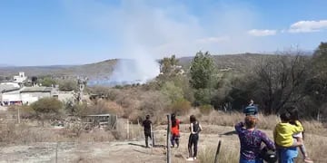 Incendio en Tanti