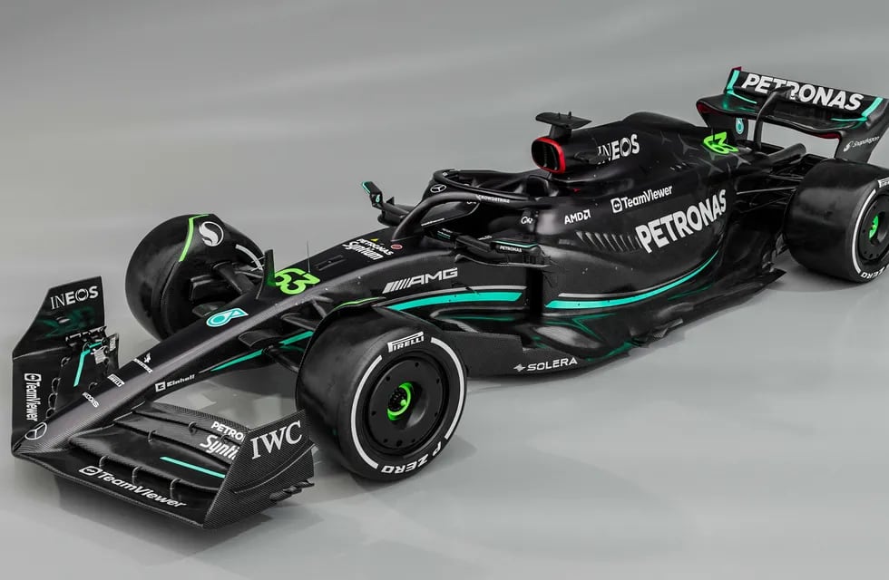 W14. El coche con el que Hamilton y Russell afrontarán la temporada de F1.