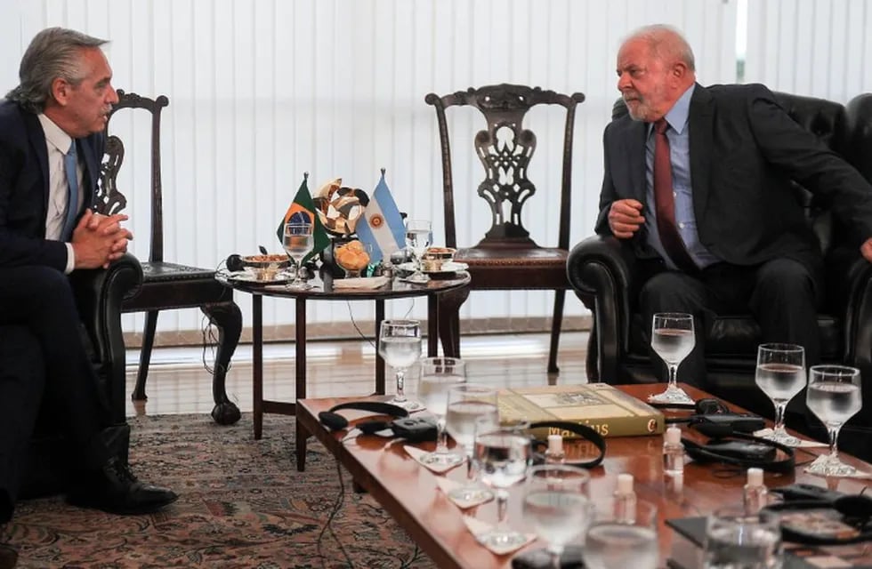 Alberto Fernández mantuvo una reunión con Lula da Silva tras su asunción. Foto: Télam/Cris Sille