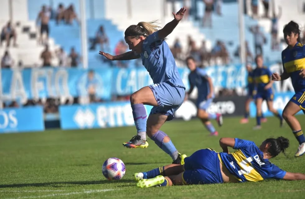El femenino de Belgrano cayó ante Boca en la final de ida por la Copa de la Liga femenina (Javier Ferreyra / La Voz)
