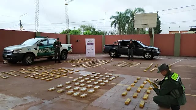 Dos de Mayo | Gendarmería secuestró un cargamento con 255 “panes” que contenían droga