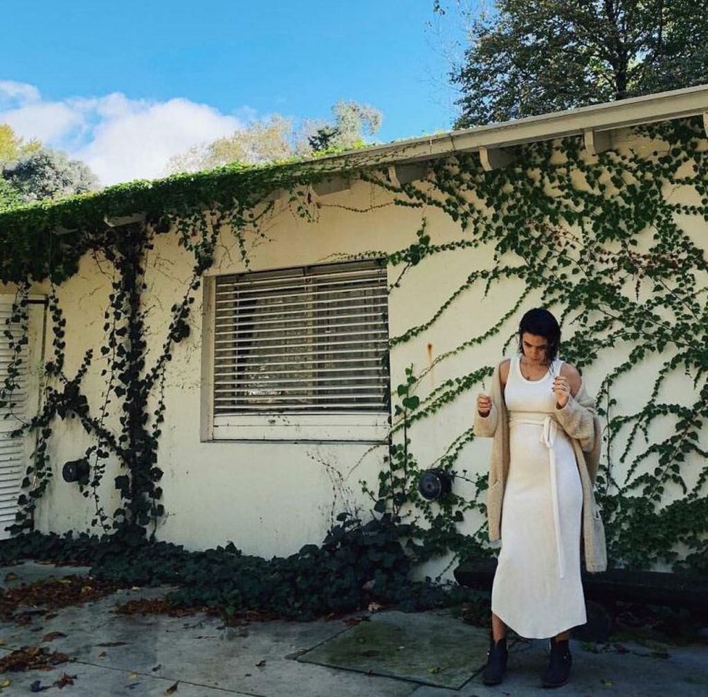 Agustina Cherri mostró su pancita de cinco meses (Foto: Instagram)