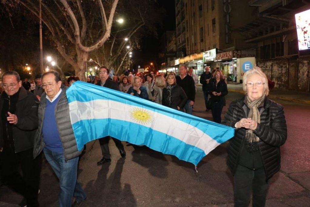 Marcha contra Cristina en San Juan.