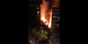incendio en Mar del Plata