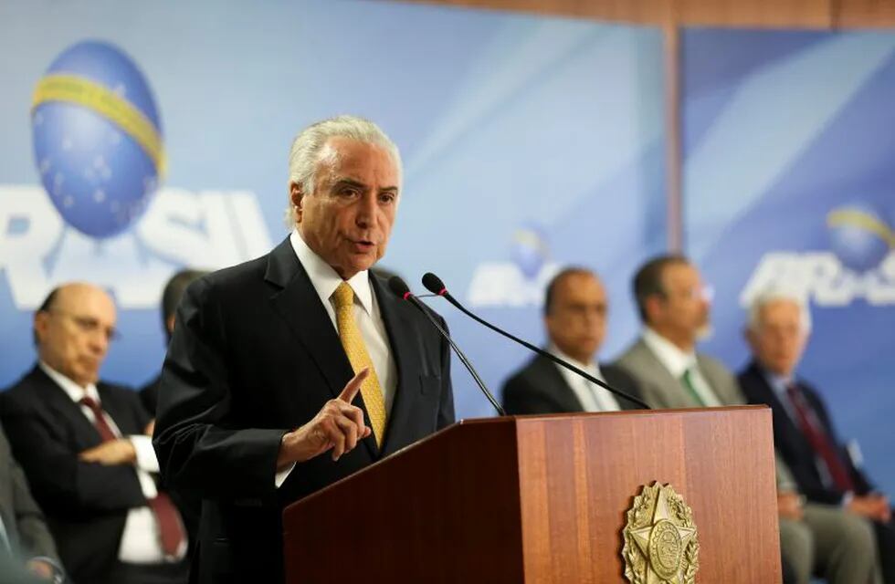 El presidente de Brasil, Michel Temer