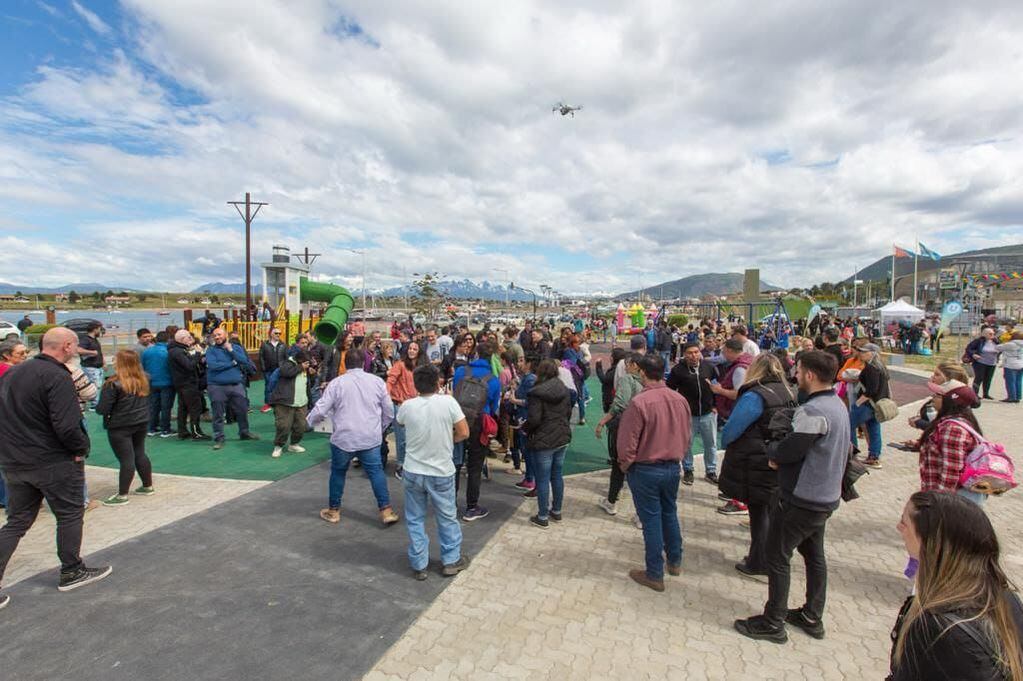 Inauguraron en Ushuaia la nueva plaza