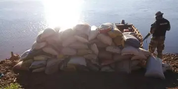 Incautan siete toneladas de soja ilegal en El Soberbio