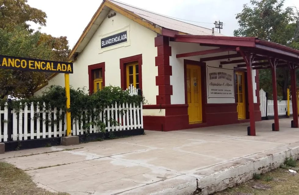 La Estación Blanco Encalada, en Las Compuertas (Luján de Cuyo) será ahora la sede del Museo Ferroviario Alejandrino Alfonso.