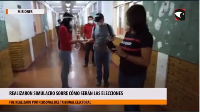 Elecciones en Misiones: realizaron simulacros en escuelas de Posadas