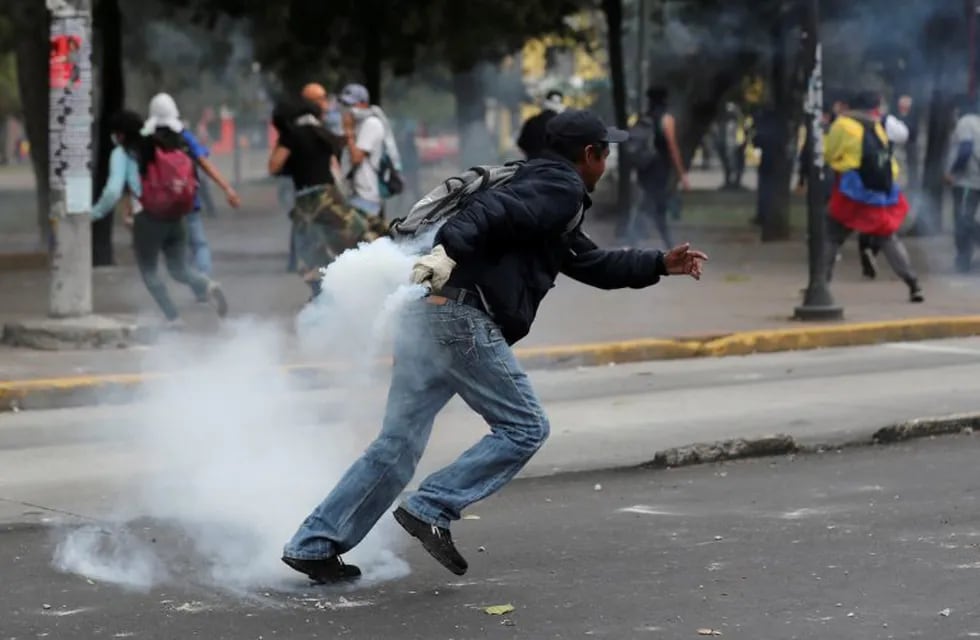 Protestas en Ecuador. (reuters)