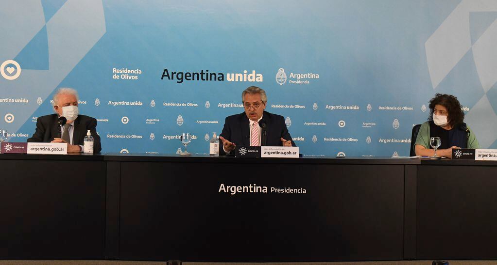 Argentina Coronavirus Alberto Fernandez Gines Garcia anuncia la fabricacion de la vacuna  12-08-20