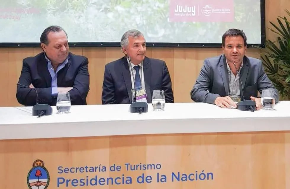 Santos, Morales y Posadas en la presentación de la nueva campaña “Jujuy es energía en vos\