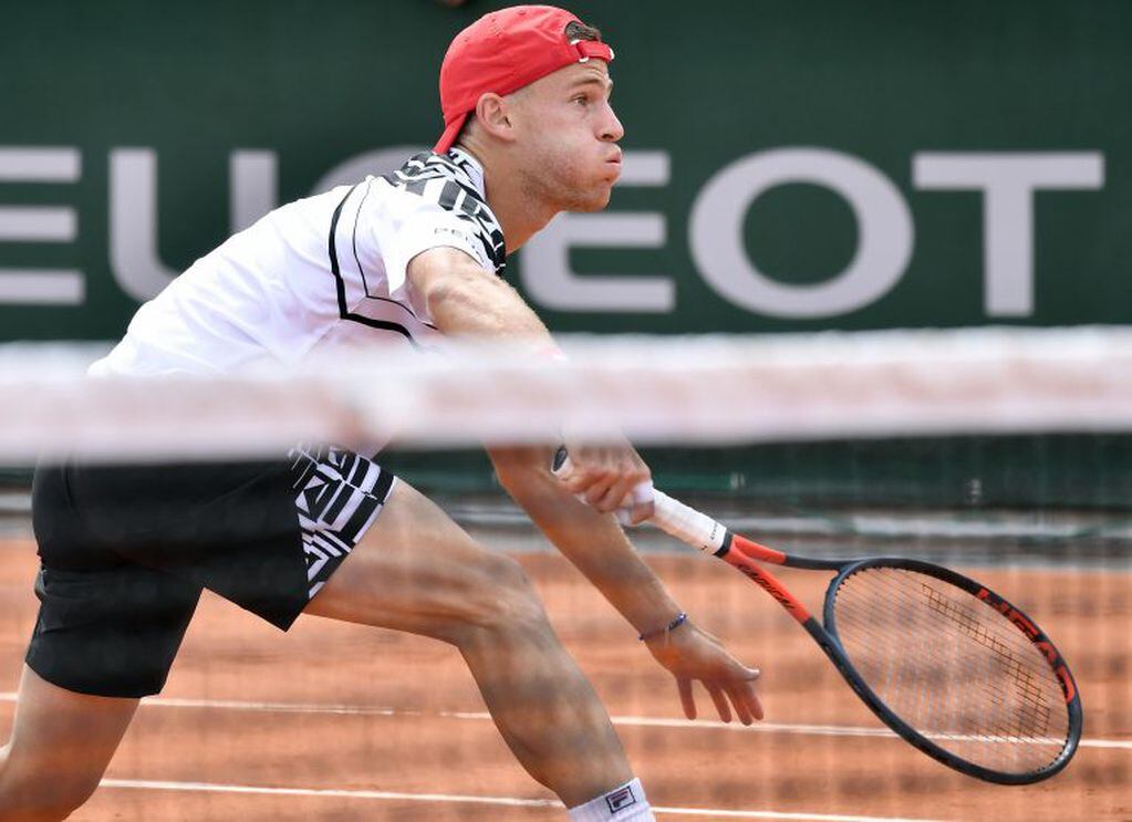 Diego Schwartzman. Julien De Rosa/EFE/EPA.