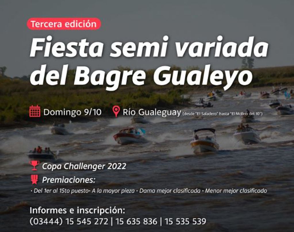Tercer Campeonato Pesca del Bagre en Gualeguay