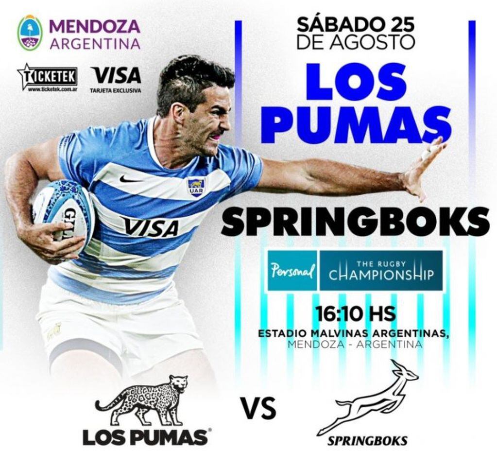 Los Pumas vs. Springbooks