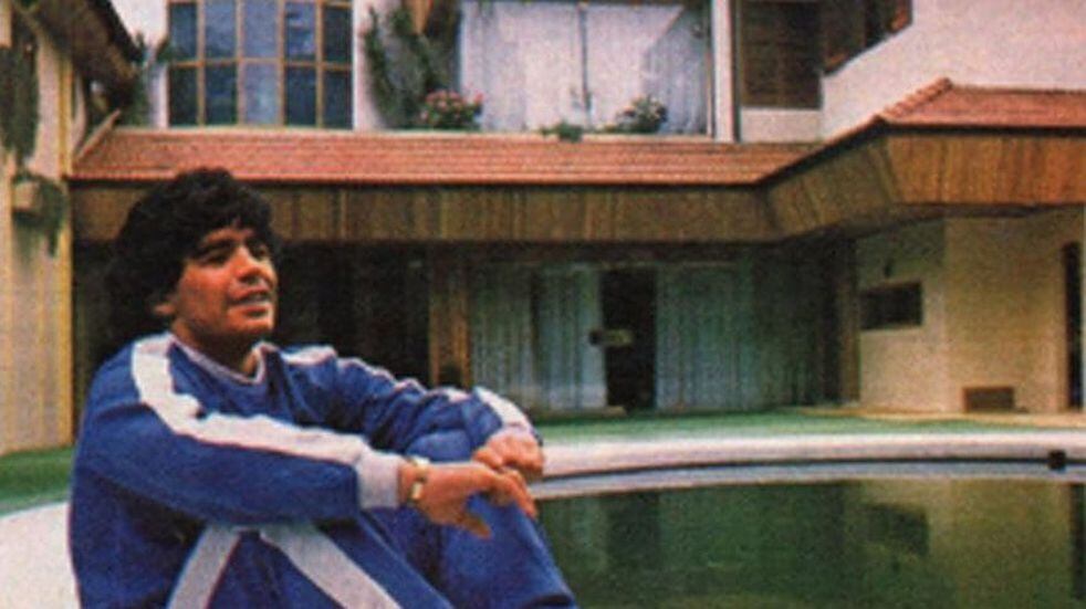 Diego Maradona en la época de Nápoles