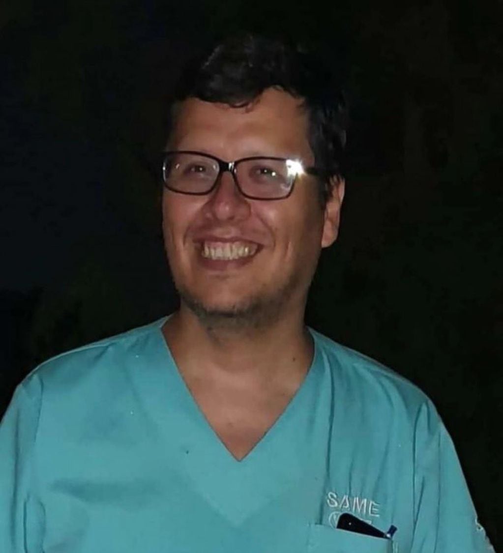 Juan Lobet, el médico del SAME que falleció por coronavirus (foto: Tn)