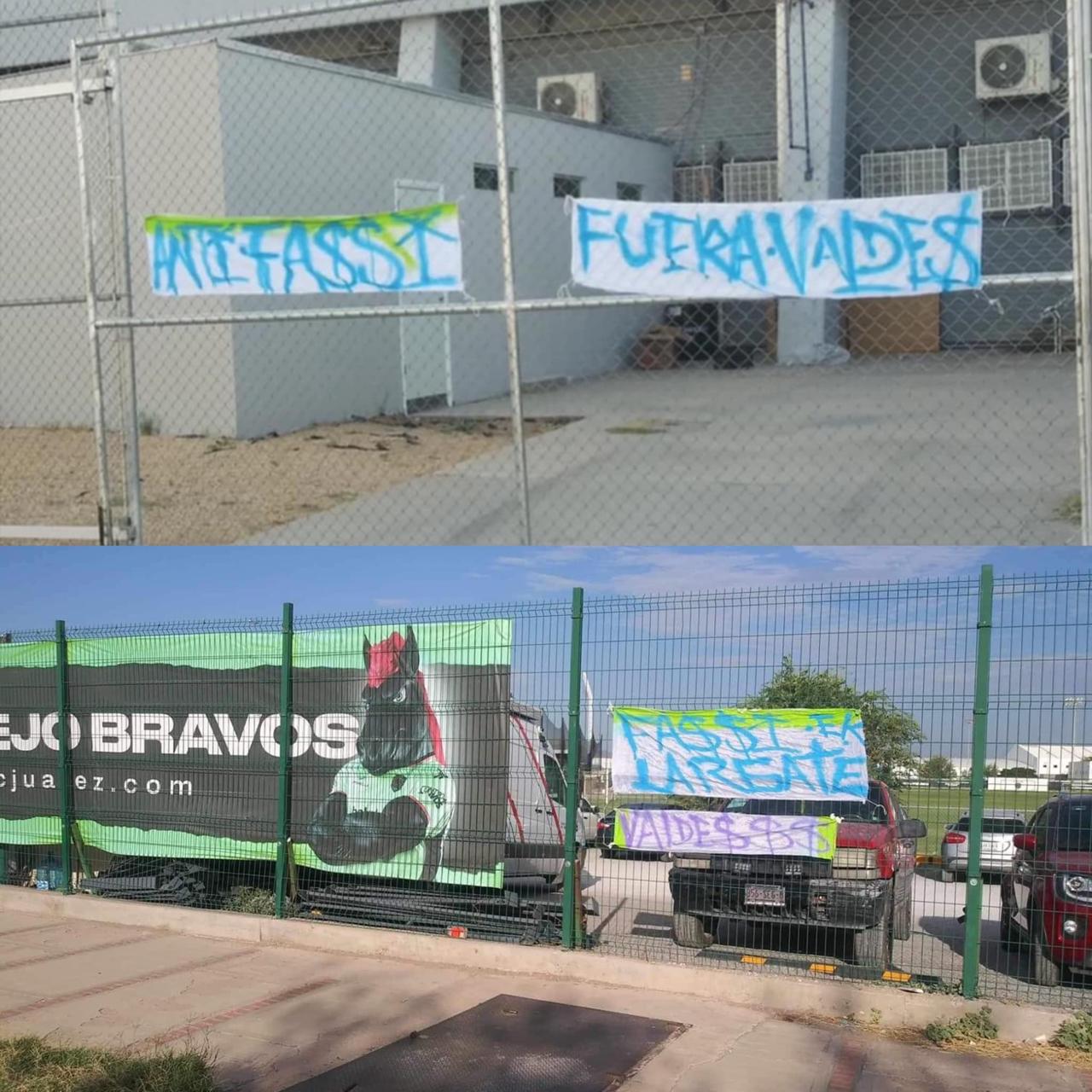 Los mensajes de la hinchada de Juárez FC contra el Presidente de Talleres.