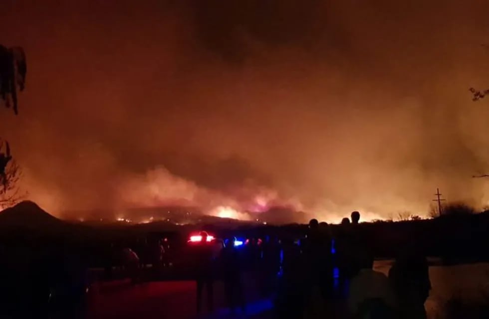 Focos de incendio en la zona de Salsacate y Traslasierra.