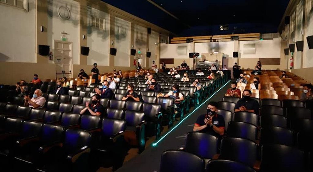 La sala mendocina del Cine Teatro Imperial Maipú.