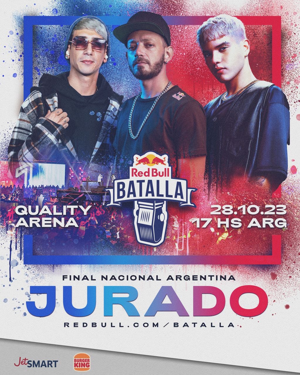 Red Bull Batalla Argentina: ya se conocen quiénes serán los jurados de la Final Nacional 2023