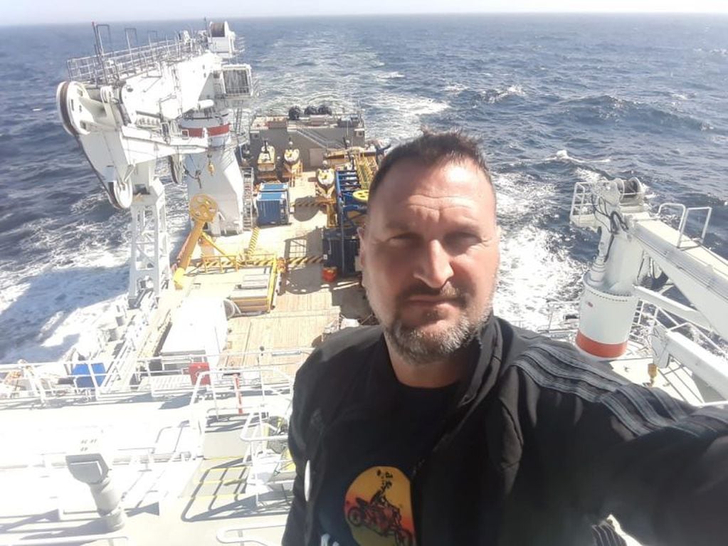 Luis Tagliapietra, padre de uno de los tripulantes del desaparecido submarino argentino ARA \